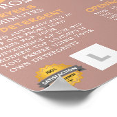 クリーニング、ランドリー、ランドリー、クリーニング広告ズ ポスター (角)