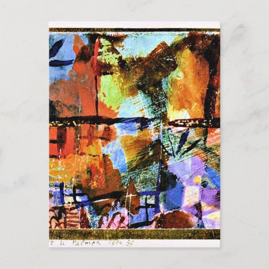 クリーハウスアンドパームツリーズ ポストカード (正面)