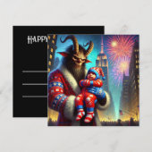 クリーパス 新年おめでとう シーズンカード (正面/裏面)