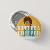 クリーパーがあないで下さい 缶バッジ (正面&裏面)