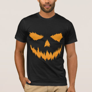 クリーピーなジャック・オ・ランタン・スマイル - ダークハロウィングラフィック Tシャツ