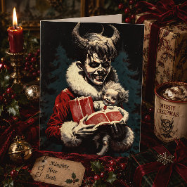 クリーピーな悪魔の少年 スプーキー ホラー クリスマス