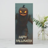クリーピーカボチャの頭のハロウィーンシーン (スタンド正面)