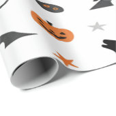 クリーピーキュートウルフパックハロウィン ラッピングペーパー (ロールコーナー)