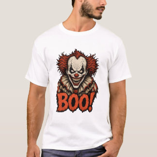 クリーピークラウン BOO スケアリー ハロウィン Tシャツ
