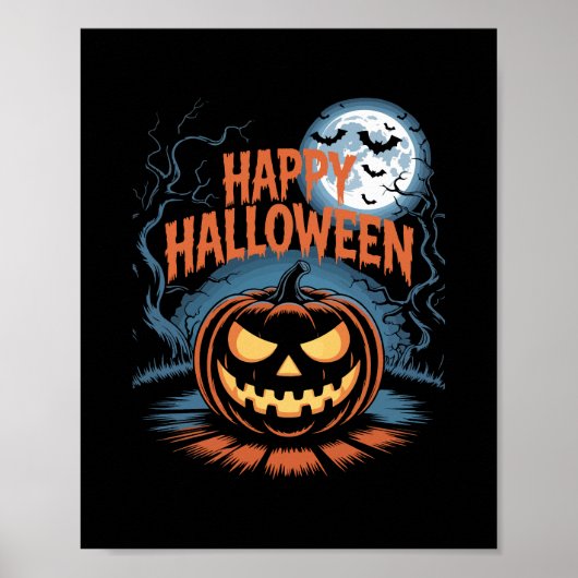 クリーピージャックオーランタン ハロウィン ポスター (正面)