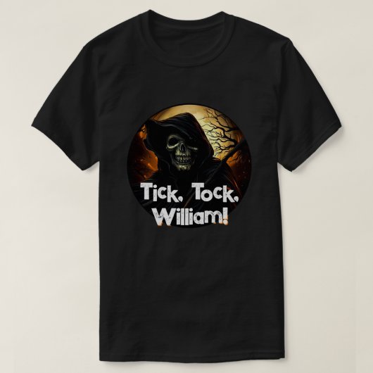 クリーピー・グリム・リーパー・バースデー Tシャツ (デザイン正面)
