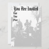 クリーピー ゴシック 墓地 招待状 (裏面)