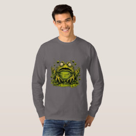 クリーピー トキシック ミュータント フロッグ ロングスリーブ Tシャツ