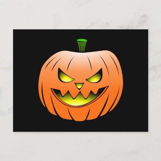 クリーピー・パンプキン・ハロウィン・ポストカード ポストカード (正面)