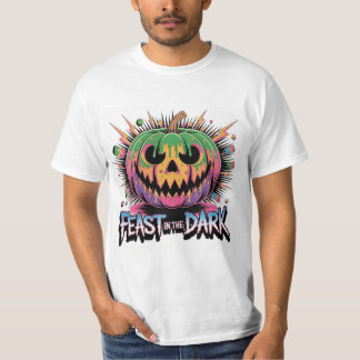 クリーピー・パンプキン・ポップカルチャー グラフィック Tシャツ