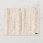 クリーフェイクムウッドピンクのローズ女性のカーボーイブーツ ポストカード (裏面)