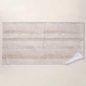 クリーフェイクム素朴・ウッド ビーチタオル (正面)