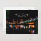 クリーブランドからの休日の挨拶 ポストカード (正面/裏面)