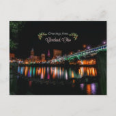 クリーブランドからの休日の挨拶 ポストカード (正面)