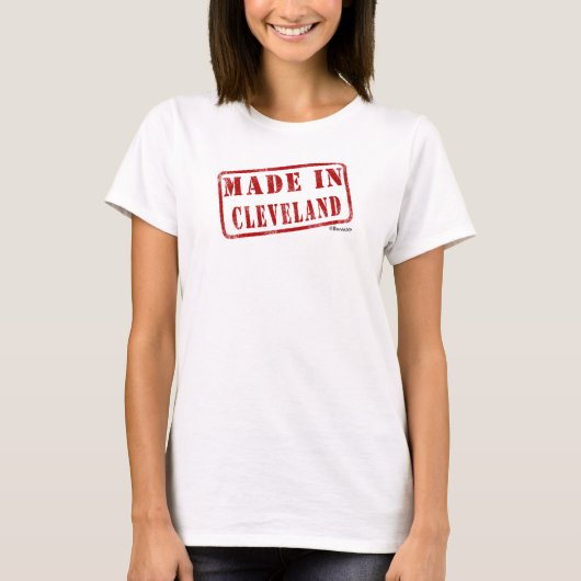クリーブランドで作られる Tシャツ (正面)
