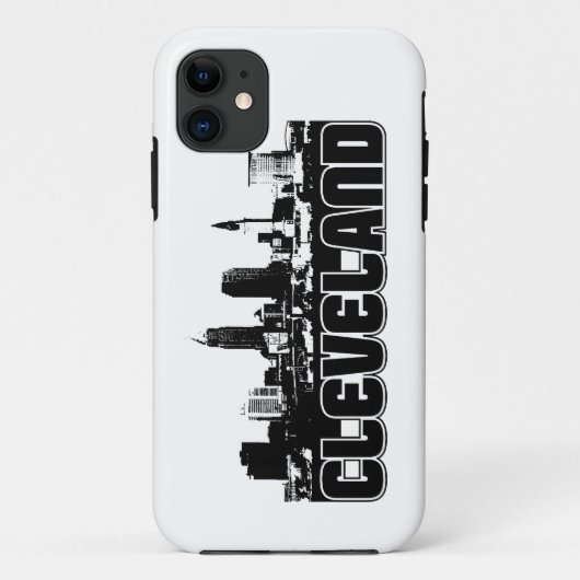 クリーブランドのスカイライン Case-Mate iPhoneケース (裏面)