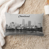 クリーブランドのスカイラインBWの枕 ランバークッション (ブランケット)