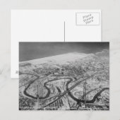 クリーブランドのダウンタウン1937年 ポストカード (正面/裏面)