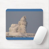 クリーブランドの凍結する灯台 マウスパッド (マウス)