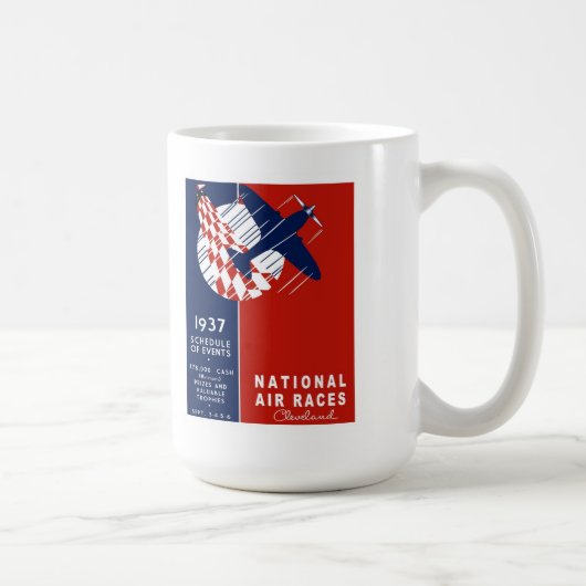 クリーブランドの国家の空気競争 コーヒーマグカップ (右)