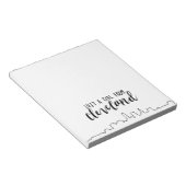 クリーブランドの少女 ノートパッド (アングル)