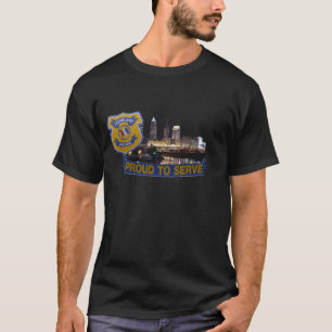 クリーブランドの警察のワイシャツの都市 Tシャツ