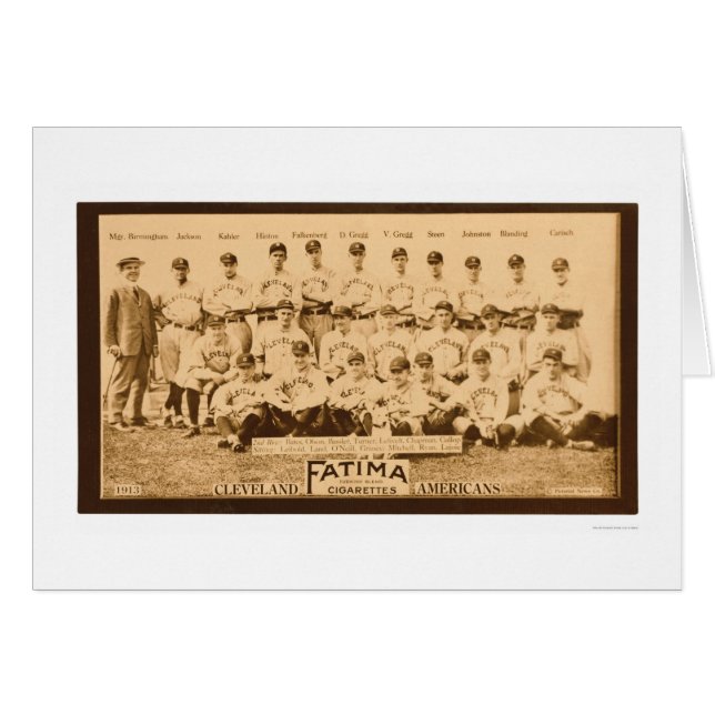 クリーブランドの野球チーム1913年 (正面横)
