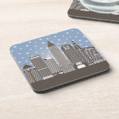 クリーブランドの雪片 コースター (左側)