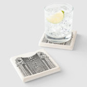 クリーブランドアールデココースター ストーンコースター (横)