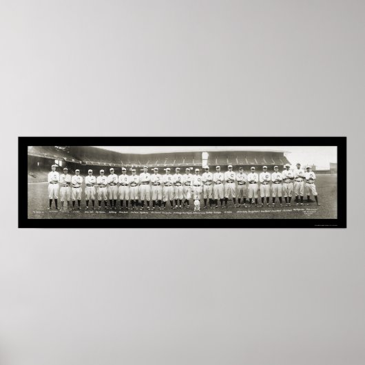 クリーブランドインディアンオハイオ写真1916 ポスター (正面)