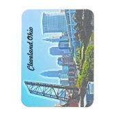 クリーブランドオハイオウエストリバービューマグネット マグネット (縦)