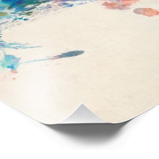 クリーブランドオハイオスカイラインシティスケープ フォトプリント            (角)