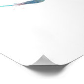 クリーブランドオハイオスカイライン ポスター (角)