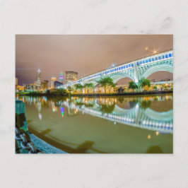 クリーブランドオハイオスカイライン ポストカード