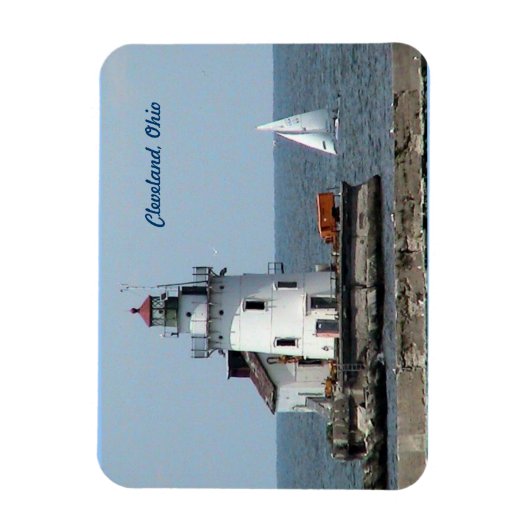 クリーブランドオハイオハイライトハウス冷蔵庫用マグネット マグネット (縦)