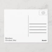 クリーブランドオハイオモザイクポストカード ポストカード (裏面)