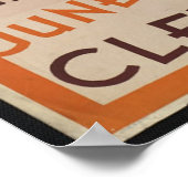 クリーブランドオハイオヴィンテージ旅行ポスターアドレトロ ポスター (角)