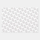 クリーブランドオハイオ愛 ラッピングペーパーシート (正面)