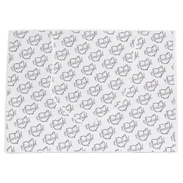 クリーブランドオハイオ愛 ラージペーパーバッグ