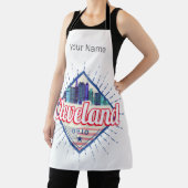 クリーブランドオハイオ統一された州ズスカイラインヴィンテージUSA エプロン (インサイチュ)