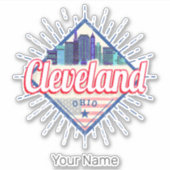 クリーブランドオハイオ統一された州ズスカイラインヴィンテージUSA シール (正面)