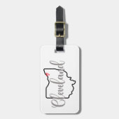 クリーブランドオハイオ荷物タグ ラゲッジタグ (正面縦)