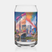 クリーブランドカラフルスカイライン ガラス缶 (右)