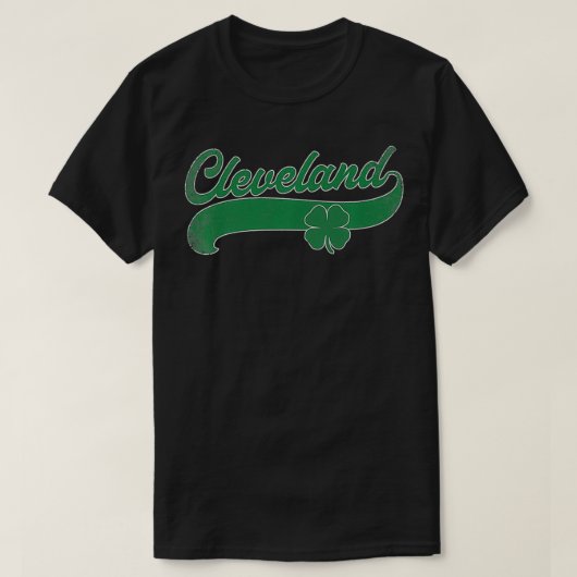 クリーブランドシャムロックセント Tシャツ (デザイン正面)