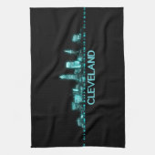 クリーブランドスカイライン キッチンタオル (縦)
