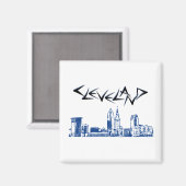 クリーブランドスカイライン マグネット (正面/裏面)