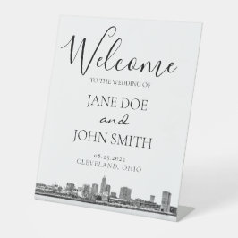 クリーブランドスカイライン 台座サイン