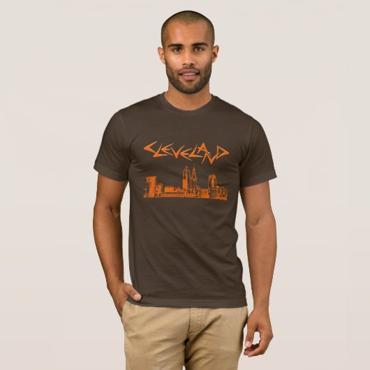 クリーブランドスカイライン Tシャツ (正面フル)