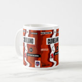 クリーブランドチームデザインマグ コーヒーマグカップ (正面左)